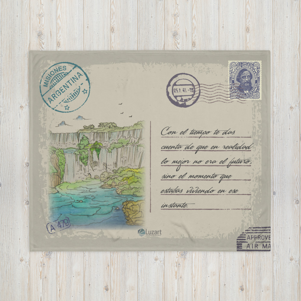 Misiones Manta Personalizada Frazada Personalizada
